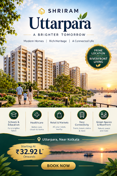 Uttarpara and Hooghly riverside surroundings near Kolkata